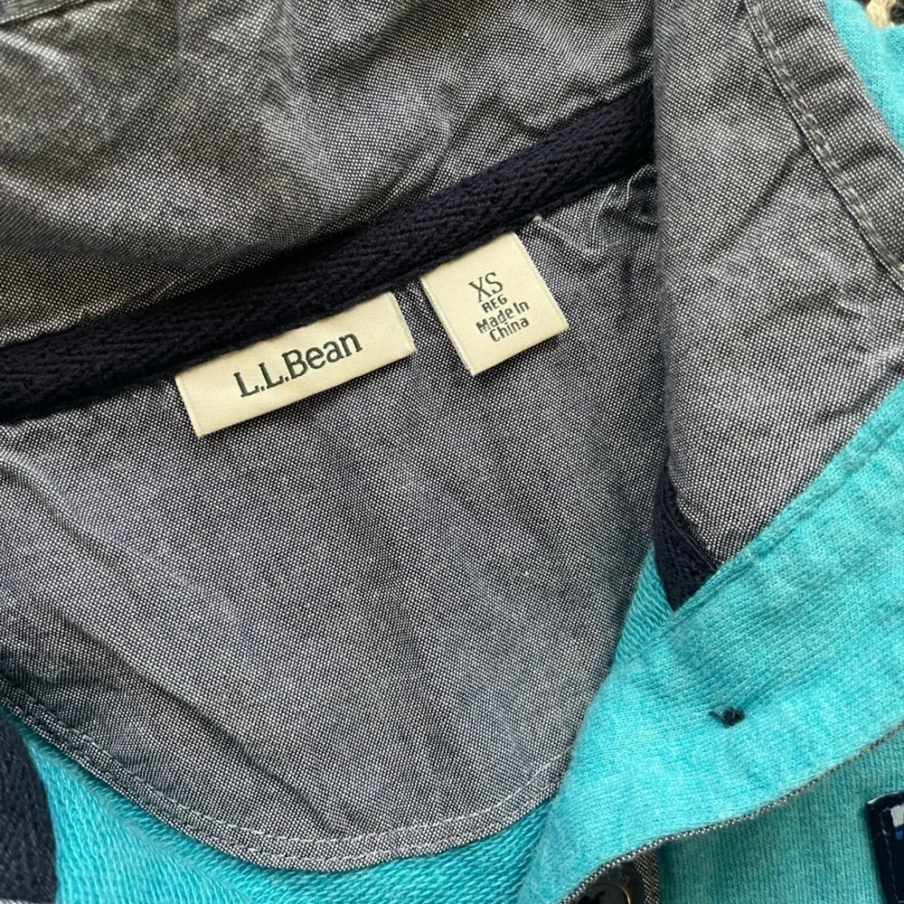 L.L. Bean Teal and Blue long sleeve - Picture 3 of 4